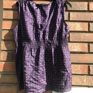 Express design studio, v neck , silk blouse